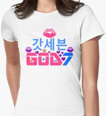 ♫❤I Love GOD7-KPop Forever❤♪ Women's Fitted T-Shirt
