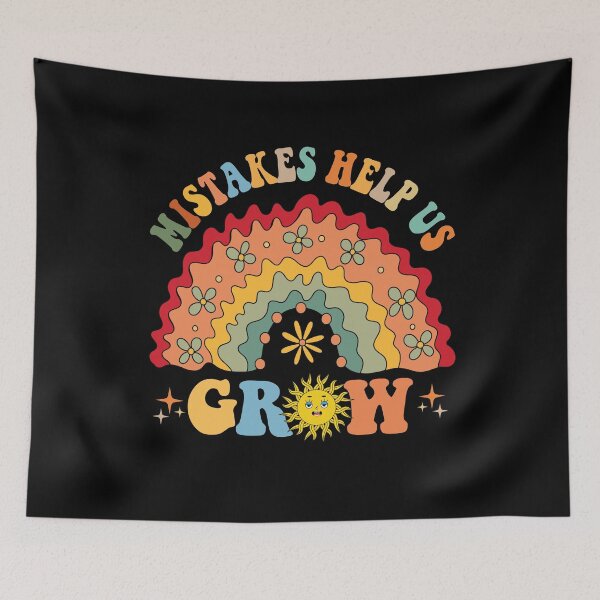Item preview, Groovy Growth Mindset Positive Retro Teachers Back To School designed and sold by Tatus Brinal.