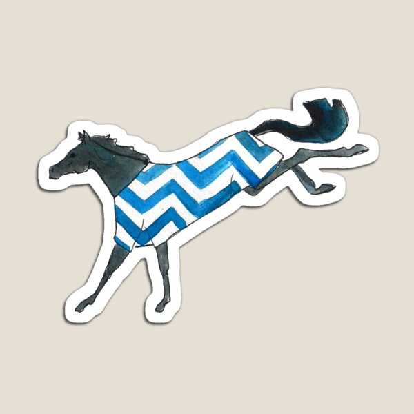 Aperçu de l'œuvre le poney Chevron créée et vendue par Lavender Woodman.