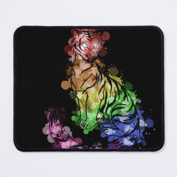 Item preview, Rainbow Tiger, splatter color designed and sold by Bailey Swinney.