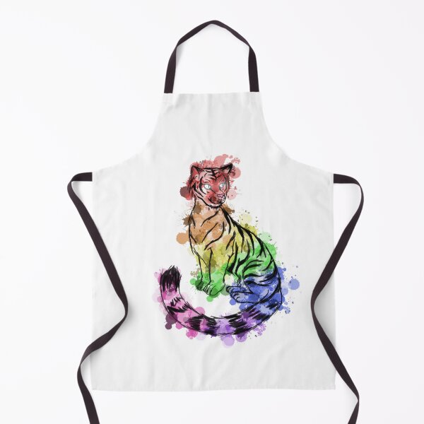 Item preview, Rainbow Tiger, splatter color designed and sold by Bailey Swinney.