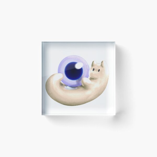Item preview, Slug Cat Playing With an Egg (Blue) designed and sold by MonokromeDemon.