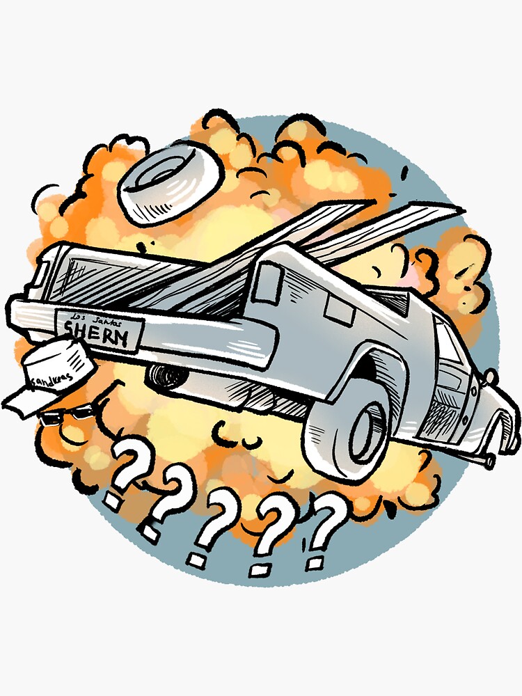 "Why did you blow up Ryder's car?" Sticker for Sale by Joshimuz Redbubble