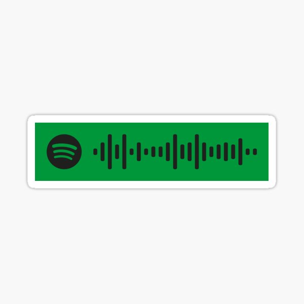 "Bts Pied Piper Spotify Code -" Sticker for Sale by Stickerlana | Redbubble