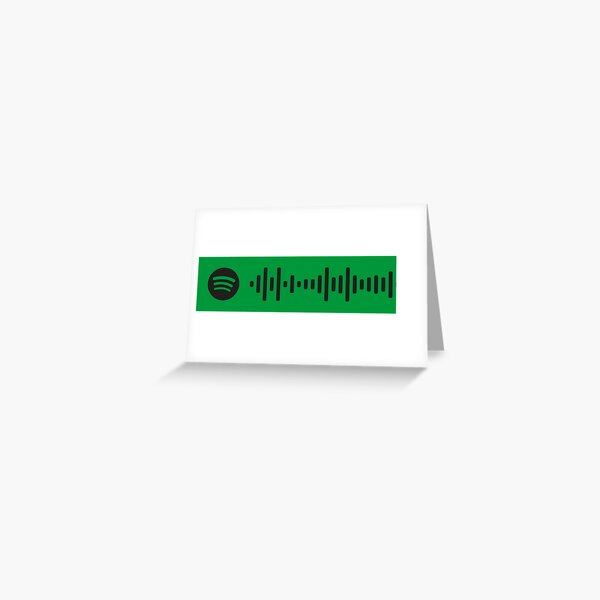 "Bts Pied Piper Spotify Code -" Greeting Card for Sale by Stickerlana ...