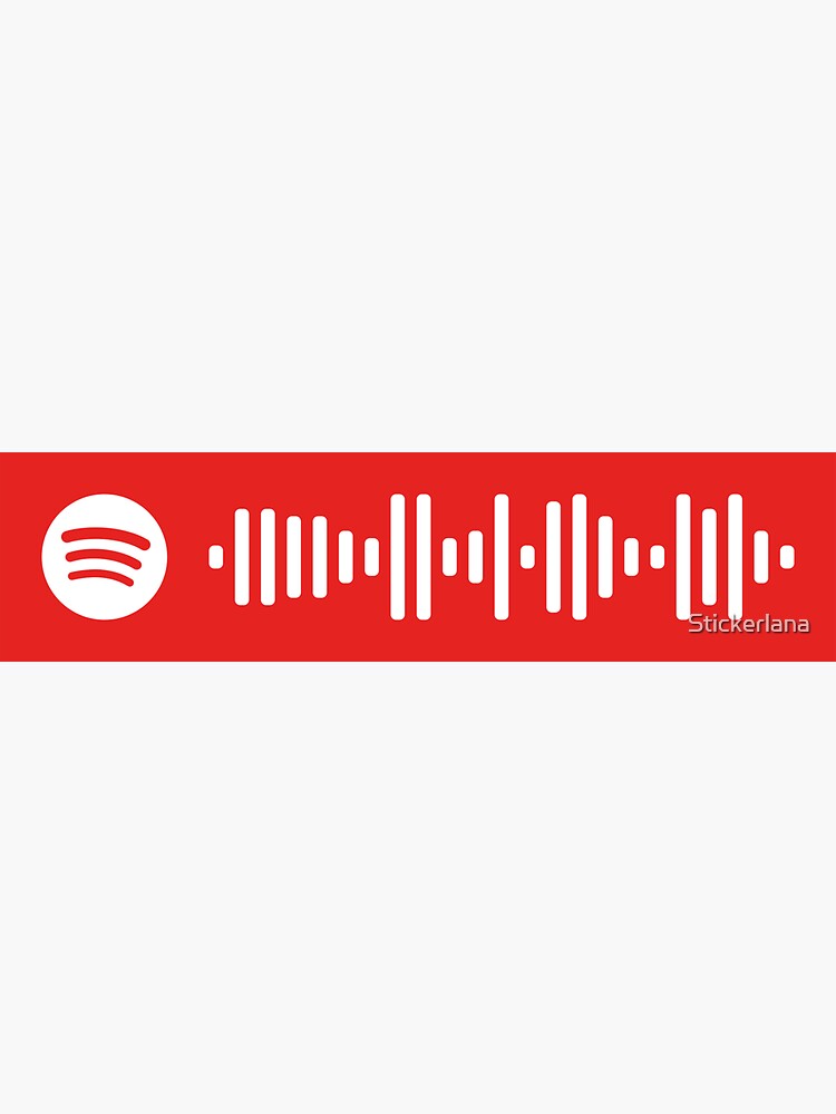 "Bts Silver Spoon Spotify Code -" Sticker for Sale by Stickerlana ...