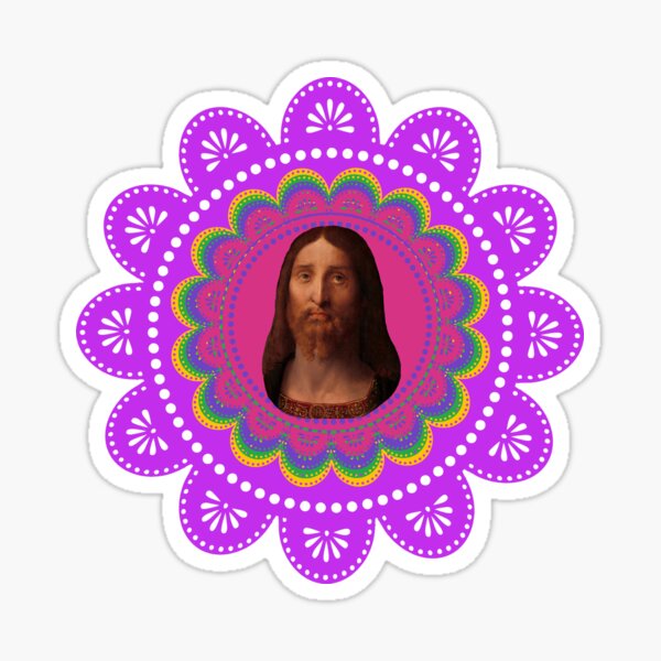 Groovy Jesus Sticker
