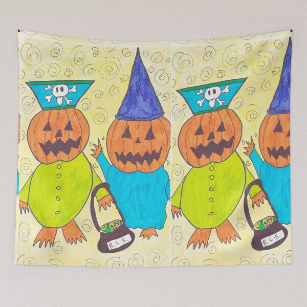 Item preview, Pumpkin pals designed and sold by ArtistRebeccaLS.