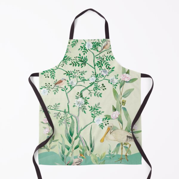 Item preview, Watercolor Chinoiserie Sage Scenery designed and sold by Yunihadi.
