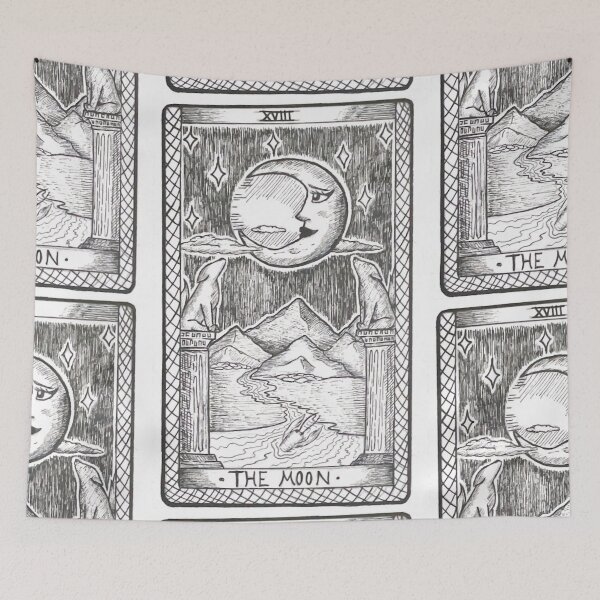 Item preview, Tarot Card The Moon  designed and sold by Latinadaria.