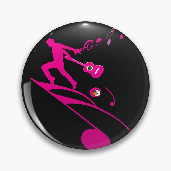 Artikelvorschau, lustiger rosa mann auf einer musiknote entworfen und verkauft von hamzablk.