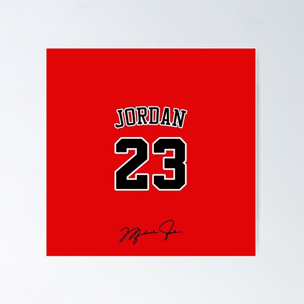 Item preview, Michael Jordan with 23 Number RED designed and sold by amyriggs.