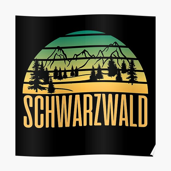 Schwarzwald Berge Poster