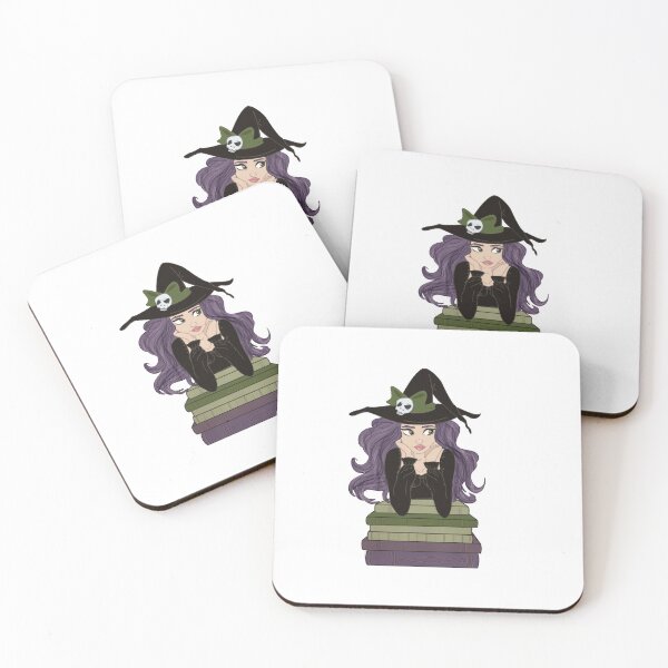 Item preview, Purple Witchy Bookworm designed and sold by arterburnandco.