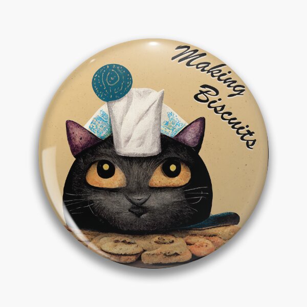 Item preview, Funny Black Cute Cat Making Biscuits With Love with Milk on Head designed and sold by MattsMultiverse.