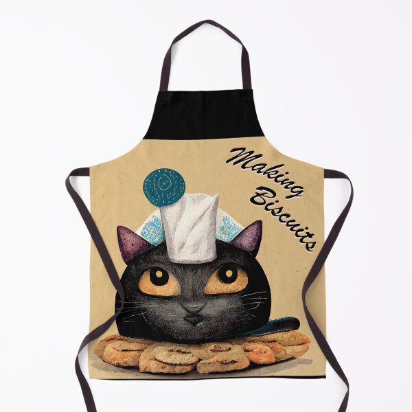 Item preview, Funny Black Cute Cat Making Biscuits With Love with Milk on Head designed and sold by MattsMultiverse.
