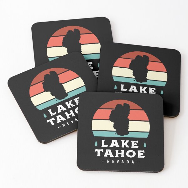 Item preview, Lake Tahoe Nevada National Park Camping Retro designed and sold by Uppercase Tees.