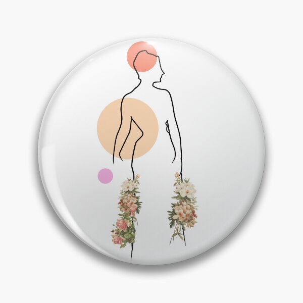 Item preview, One line minimalist woman: vintage flowers canva. designed and sold by HA  Design.