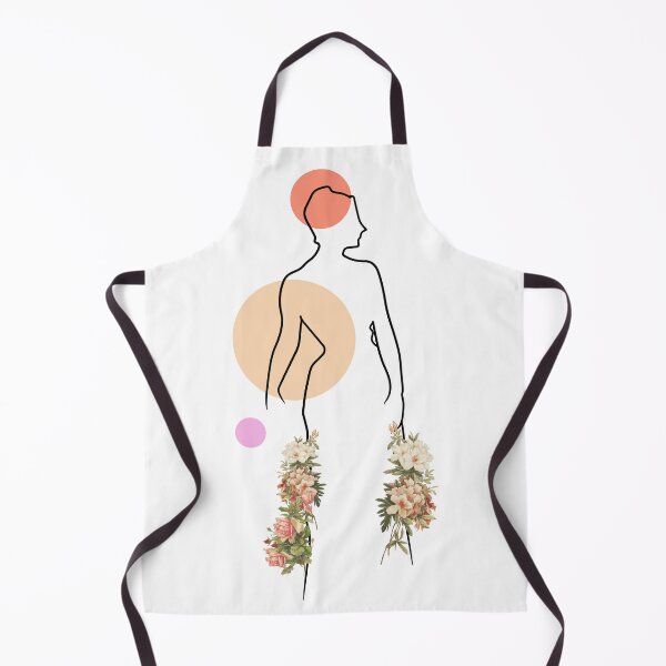 Item preview, One line minimalist woman: vintage flowers canva. designed and sold by HA Design.