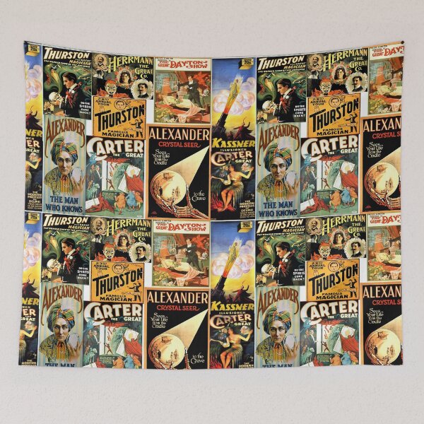 Item preview, Magician Vintage Poster Scrap designed and sold by KGBird.