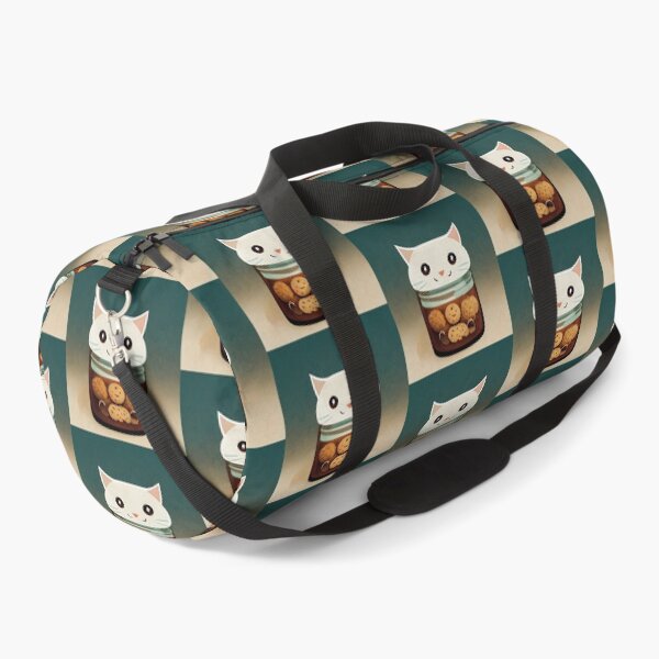 Item preview, Funny White Cute Cat Making Biscuits With Love in a Cookie Jar No Text designed and sold by MattsMultiverse.