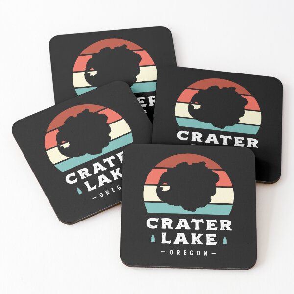 Item preview, Crater Lake Oregon National Park Camping Retro designed and sold by Uppercase Tees.
