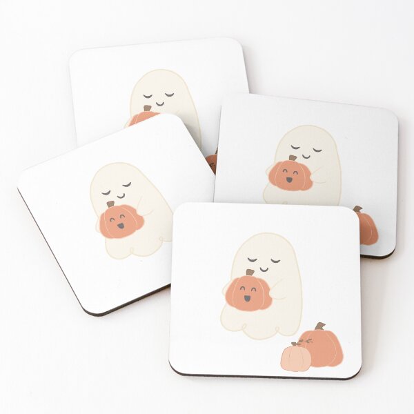 Item preview, Ghost with Pumpkin designed and sold by gabriellejean.