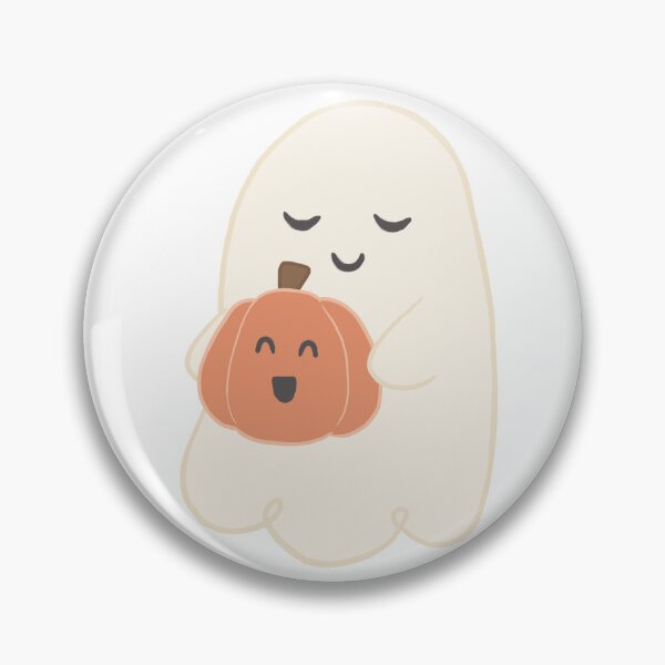 Item preview, Ghost with Pumpkin designed and sold by gabriellejean.