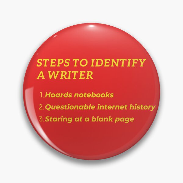 Item preview, Steps to Identify a Writer designed and sold by foreverfictionl.