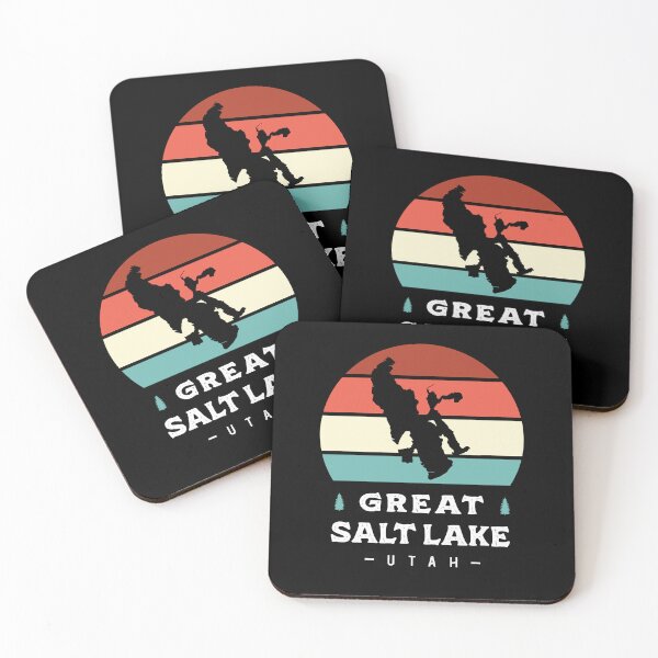 Item preview, Great Salt Lake Utah National Park Camping Retro designed and sold by Uppercase Tees.