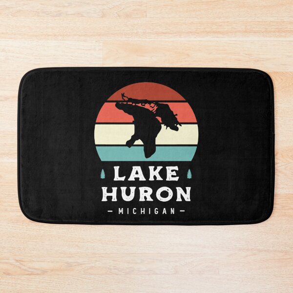 Item preview, Lake Huron Michigan National Park Camping Retro designed and sold by Uppercase Tees.