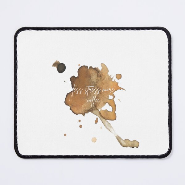 Item preview, less stress more coffee designed and sold by DoraHappy.