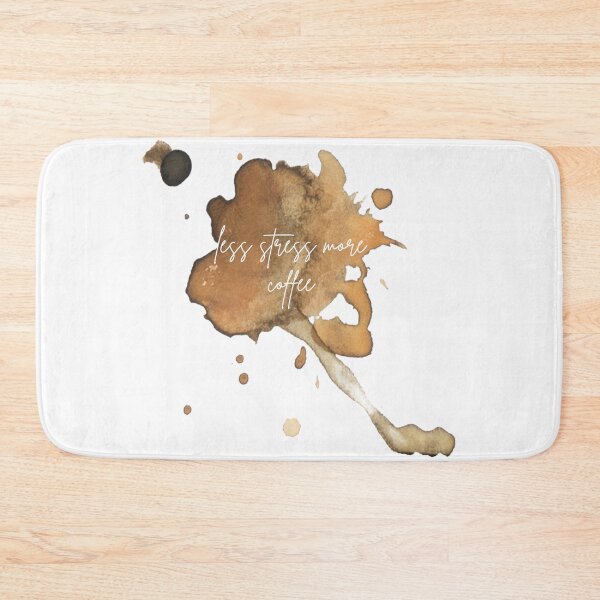 Item preview, less stress more coffee designed and sold by DoraHappy.