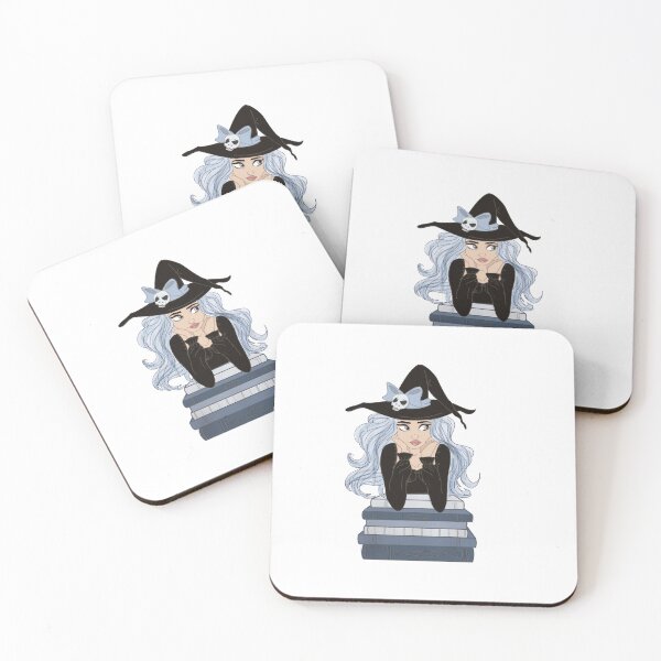 Item preview, Icy Blue Witchy Bookworm designed and sold by arterburnandco.