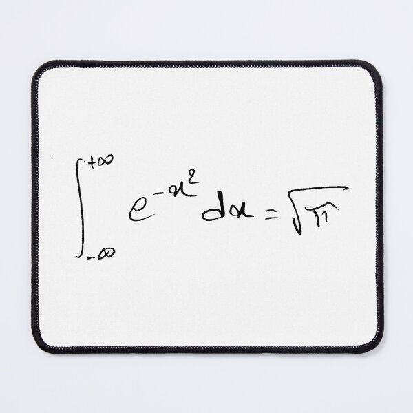 Item preview, math equations: gaussian integral handwritten designed and sold by NoetherSym.