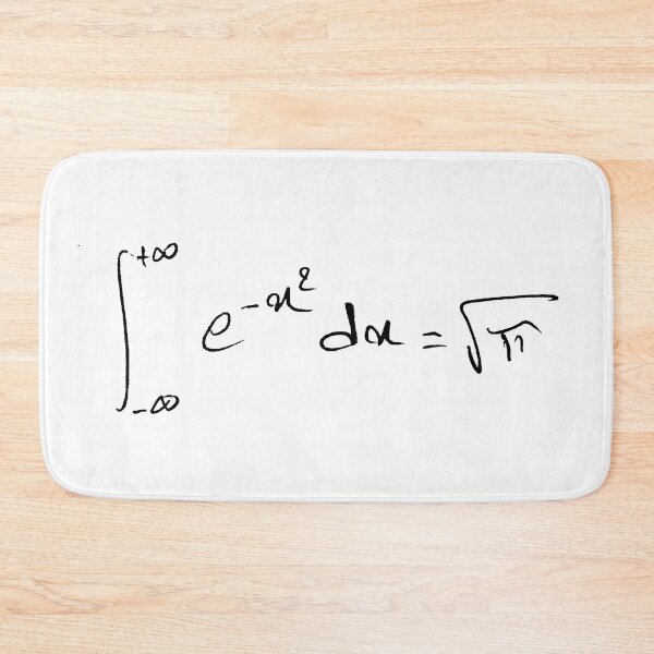 Item preview, math equations: gaussian integral handwritten designed and sold by NoetherSym.