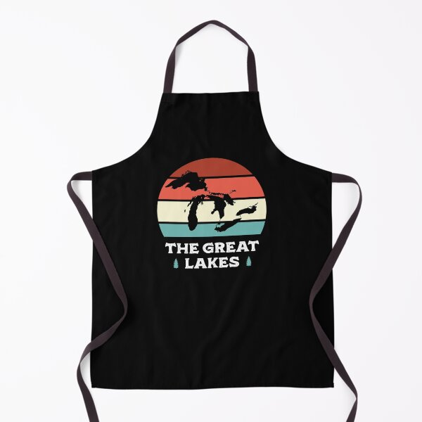 Item preview, Great Lakes National Park Camping Retro designed and sold by Uppercase Tees.