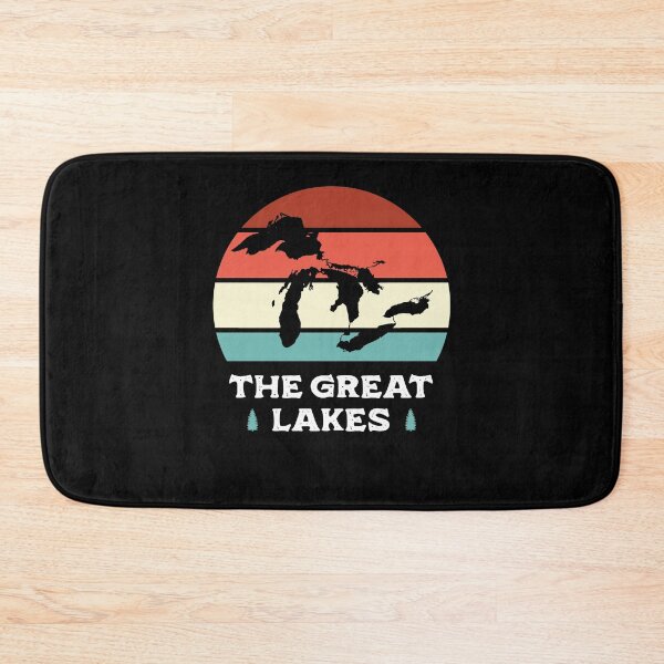 Item preview, Great Lakes National Park Camping Retro designed and sold by Uppercase Tees.