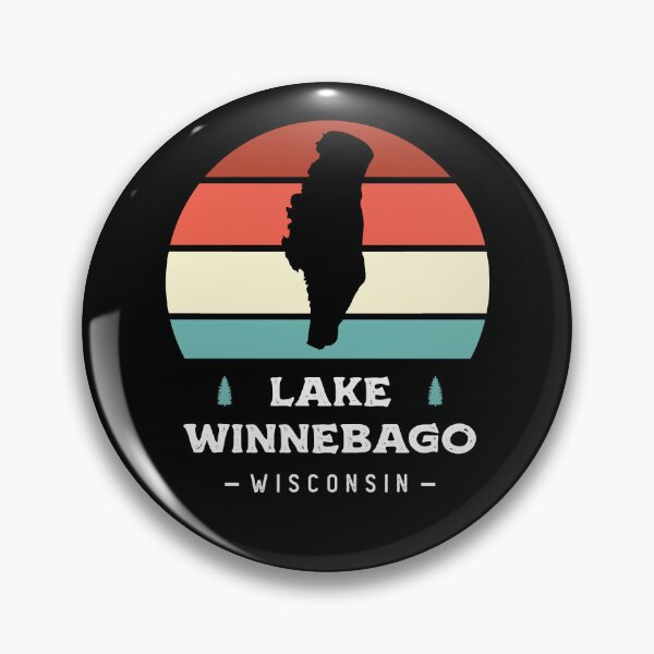 Item preview, Lake Winnebago Wisconsin National Park Camping Retro designed and sold by Uppercase Tees.