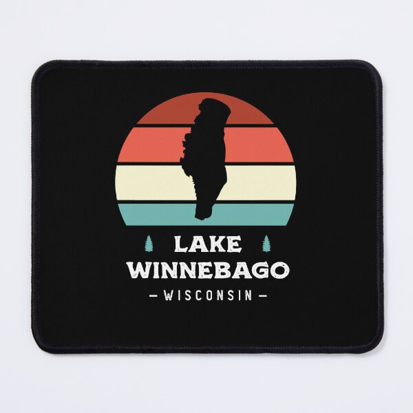 Item preview, Lake Winnebago Wisconsin National Park Camping Retro designed and sold by Uppercase Tees.