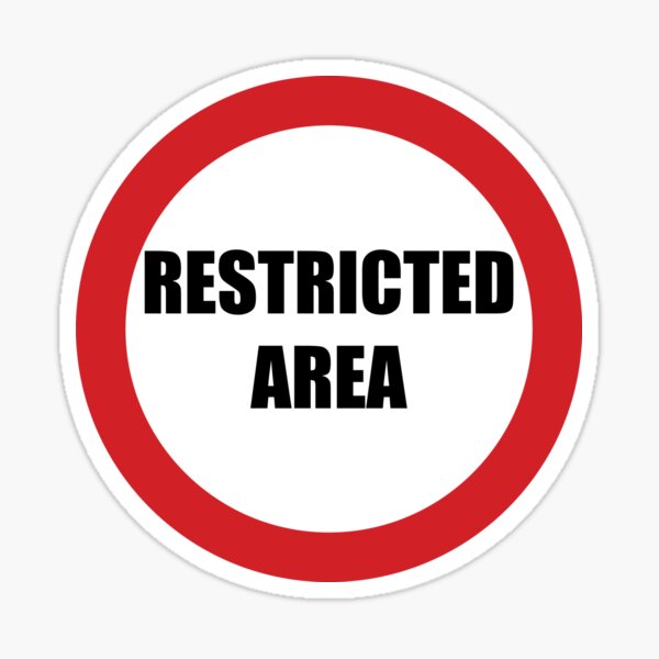 Sign Danger Restricted Area Airsoft Tactical Military Game Embroidered  Patches