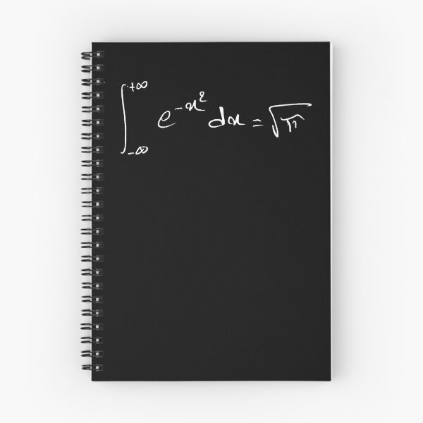 Item preview, Copy of math equations: gaussian integral handwritten designed and sold by NoetherSym.