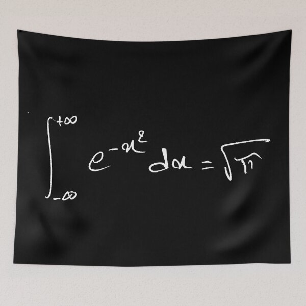 Item preview, Copy of math equations: gaussian integral handwritten designed and sold by NoetherSym.