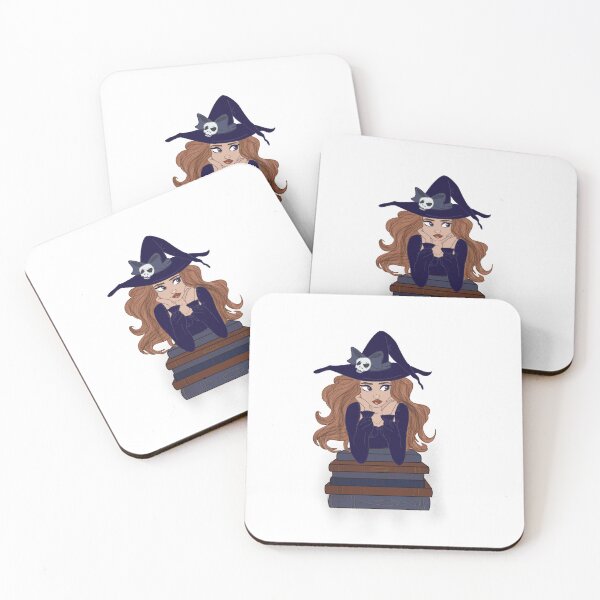 Item preview, Dark Blue Witchy Bookworm designed and sold by arterburnandco.