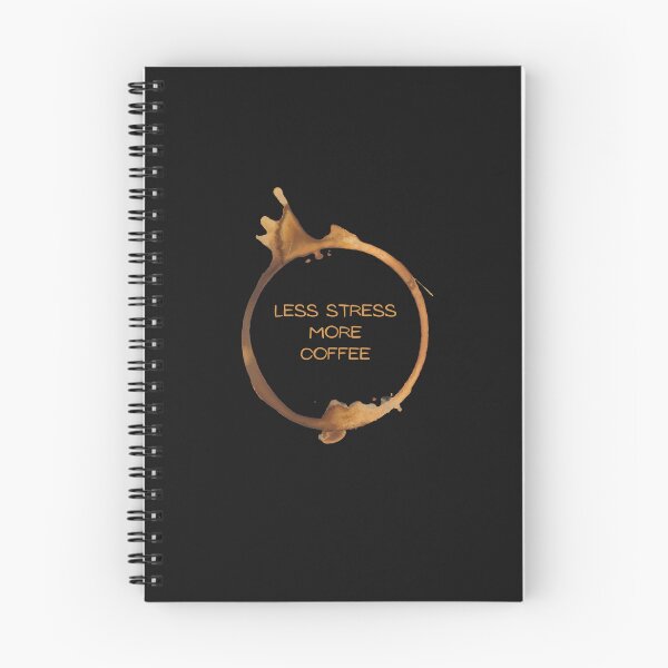 Item preview, less stress more coffee designed and sold by DoraHappy.