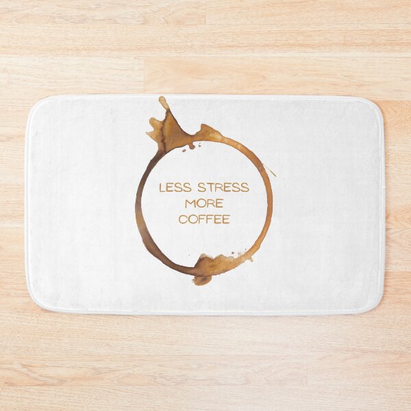 Item preview, less stress more coffee designed and sold by DoraHappy.