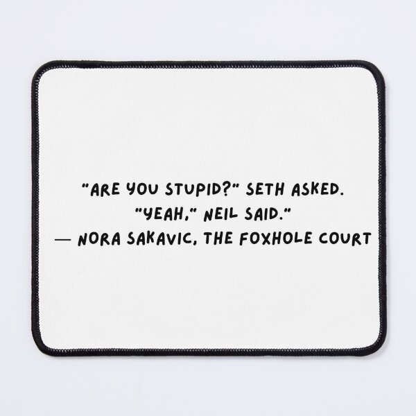 Item preview, All for the game Neil Josten 'Stupid' quote designed and sold by anniecreationuk.