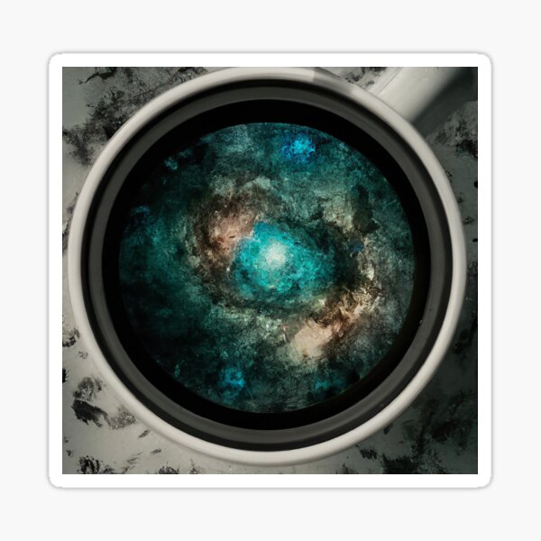 "Universe in a Teacup" Sticker for Sale by GarunBlade1 Redbubble