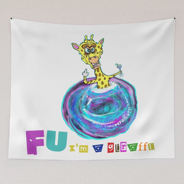 Item preview, FU i'm a giraffe designed and sold by Jimpalimpa.