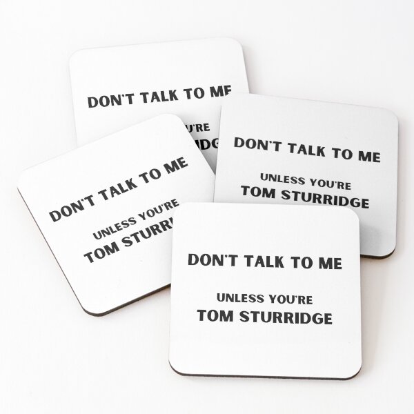 Item preview, Don't talk to me unless you're Tom Sturridge designed and sold by JStuartArt.